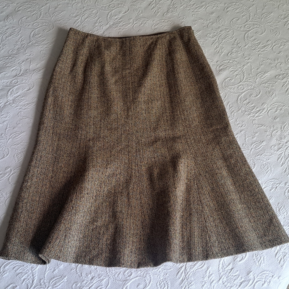 Lafayette 148 Brown Tweed Skirt